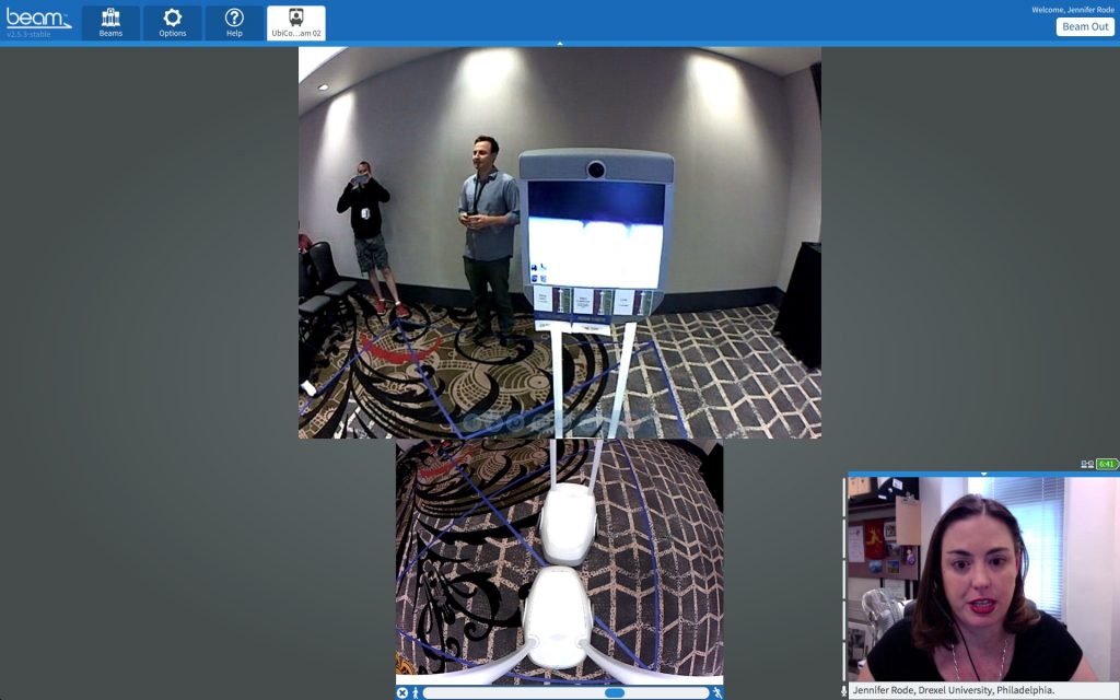 Beam at the Ubicomp Conference